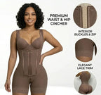 Open-Bust Colombian Faja with Crotch Zip