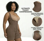 Open-Bust Colombian Faja with Crotch Zip