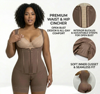 Open-Bust Colombian Faja with Crotch Zip